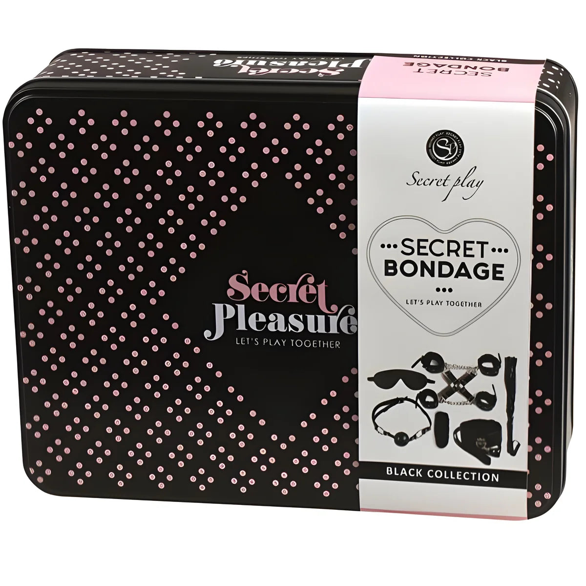 secretplay bdsm set 8 pcs noir