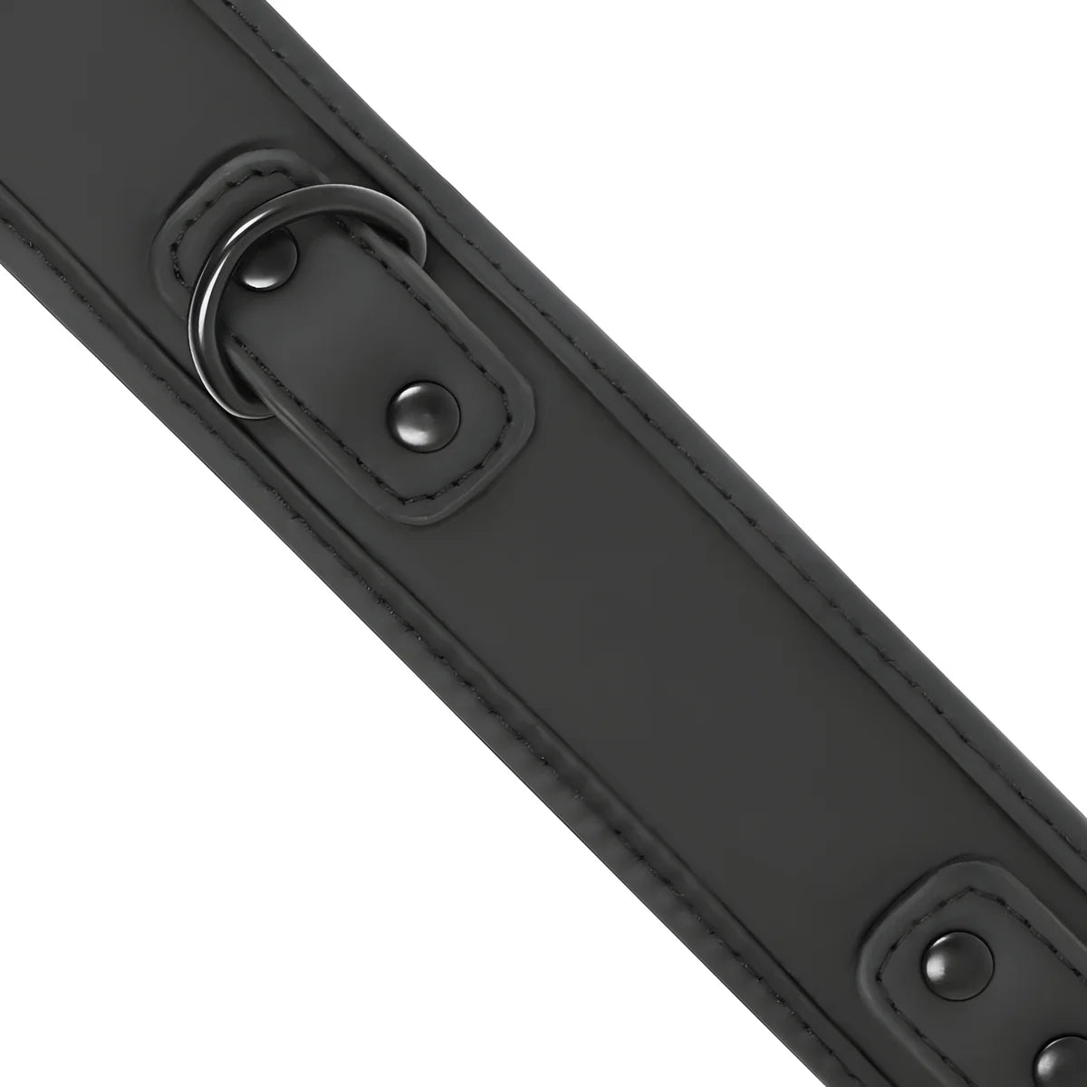 fetish submissive collier chaine doublure en noprene