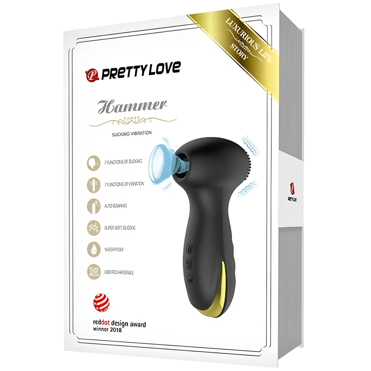pretty love smart hammer vibration et aspiration