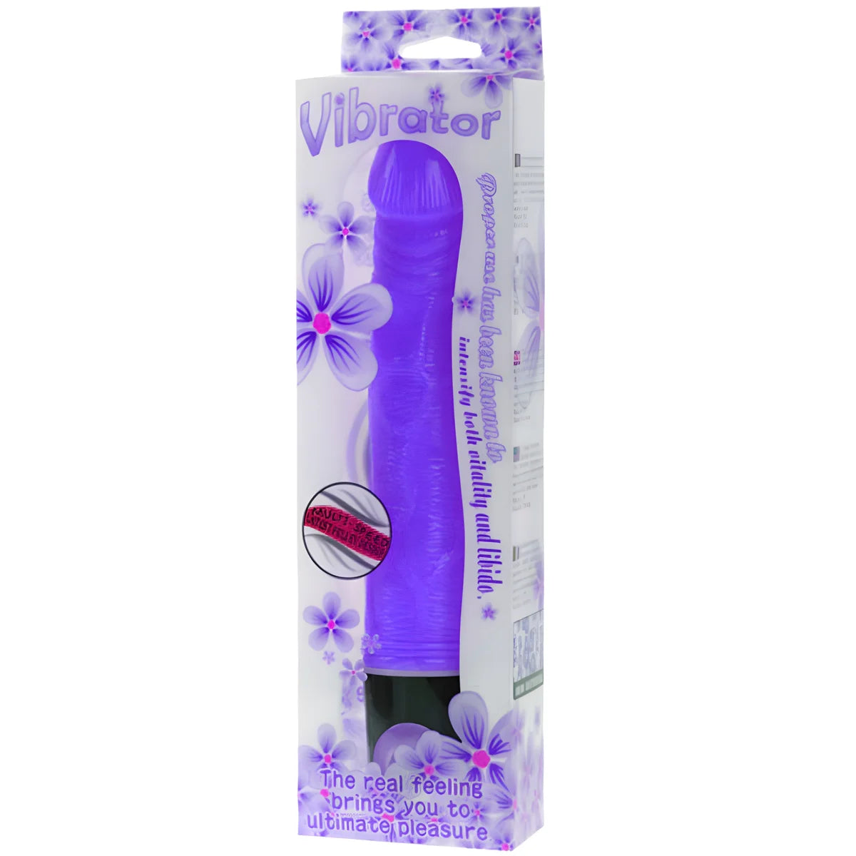 baile vibrateur de multivitesses 21 5 cm violet