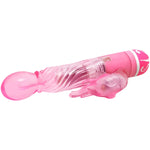 BAILE - VIBRATEUR MULTIVITESSES AVEC STIMULATEUR ROSE - Vignette | Adopt1toy