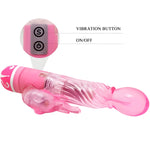 BAILE - VIBRATEUR MULTIVITESSES AVEC STIMULATEUR ROSE - Vignette | Adopt1toy