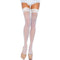 leg avenue outlet bas en nylon blanc grande taille