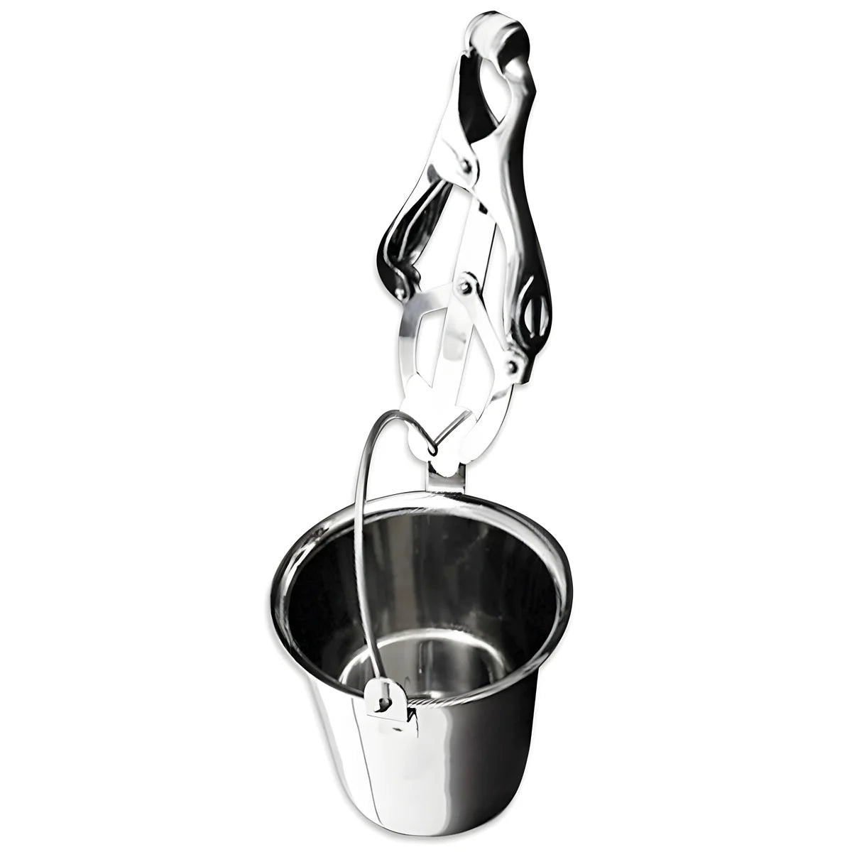 metal hard pince mamelon avec reservoir