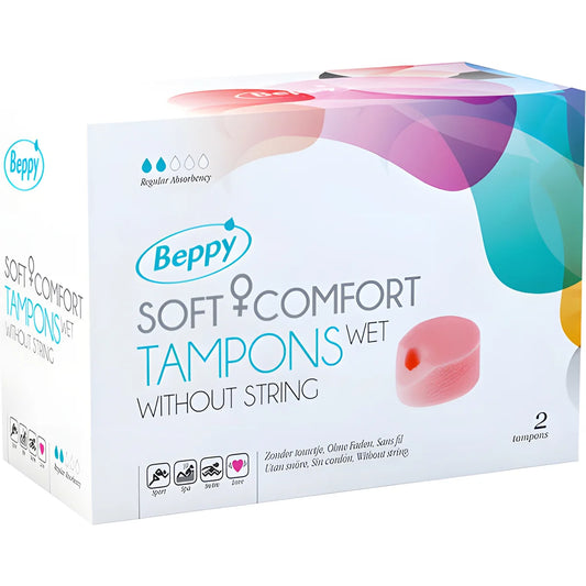 beppy tampons soft confort humide 2 unites