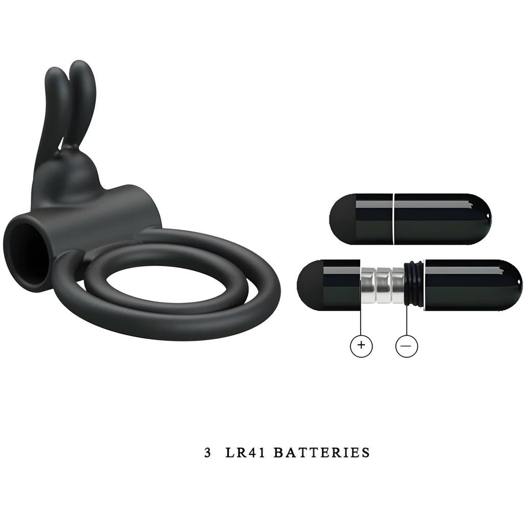 pretty love anneau vibrateur en silicone osmond