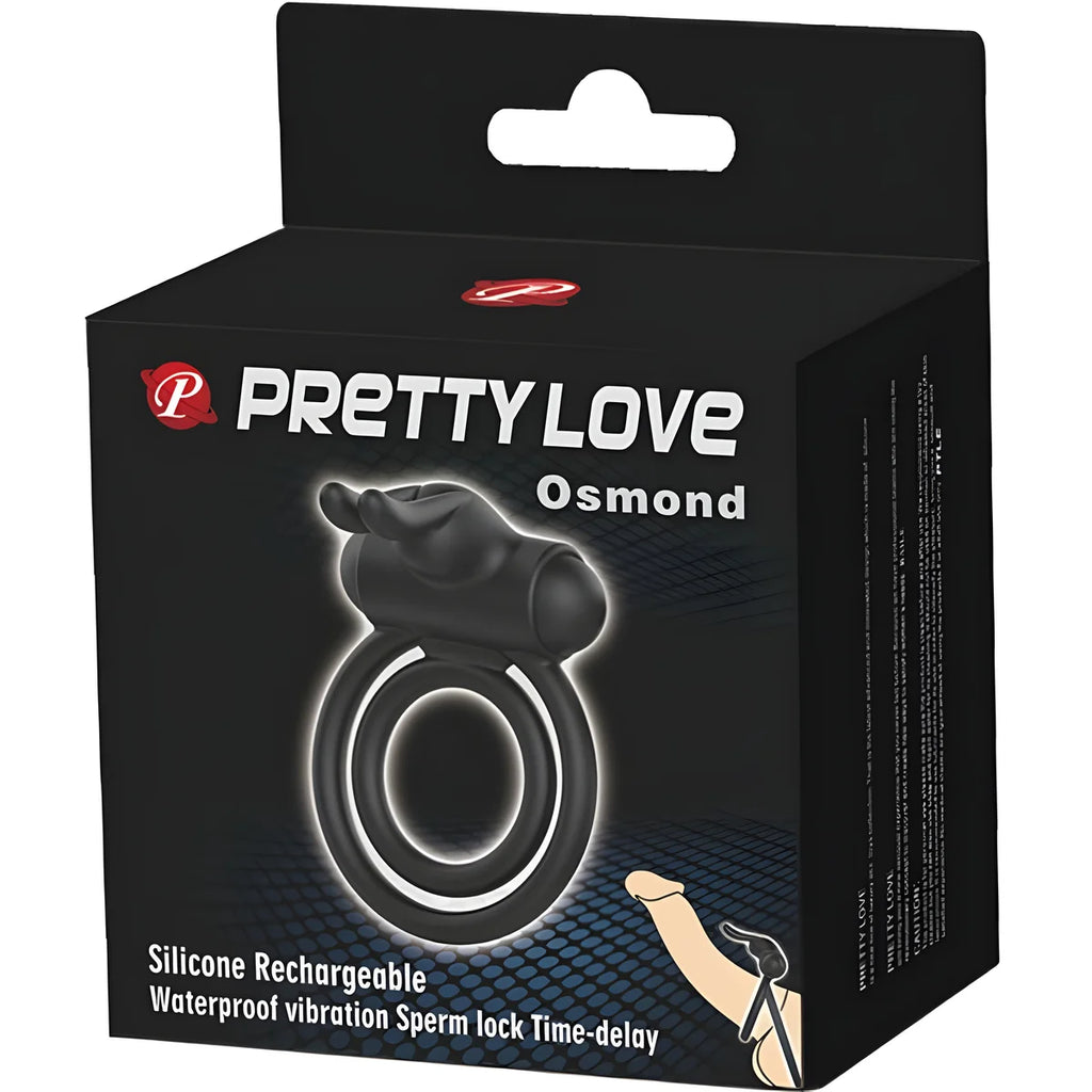 pretty love anneau vibrateur en silicone osmond