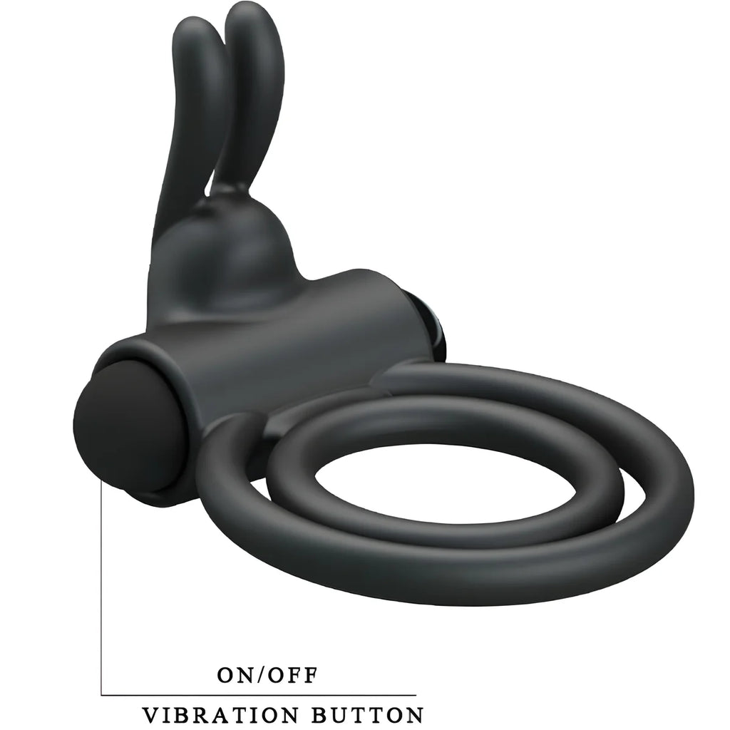 pretty love anneau vibrateur en silicone osmond