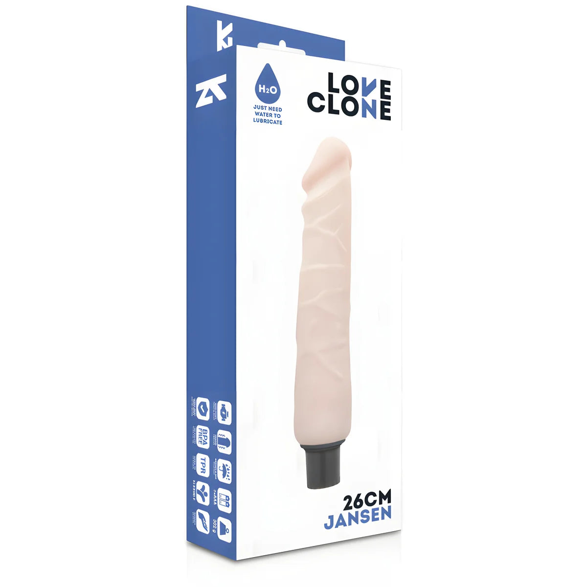 loveclone vibrateur autolubrifiant jansen 26 cm o 4 2 cm