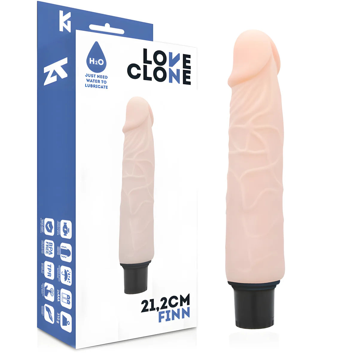 loveclone vibrateur autolubrifiant finn 21 2 cm o 3 8 cm