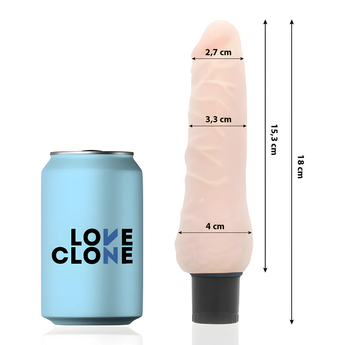 loveclone vibrateur autolubrifiant sven 18 5 cm o 3 3 cm