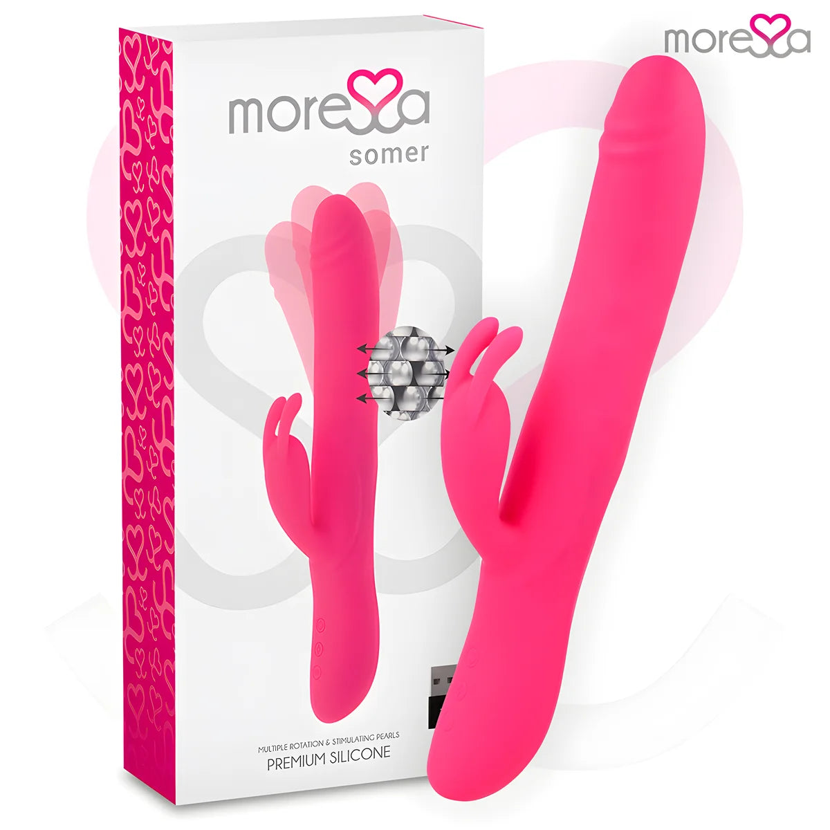 moressa vibrateur somer premium rotations multiples