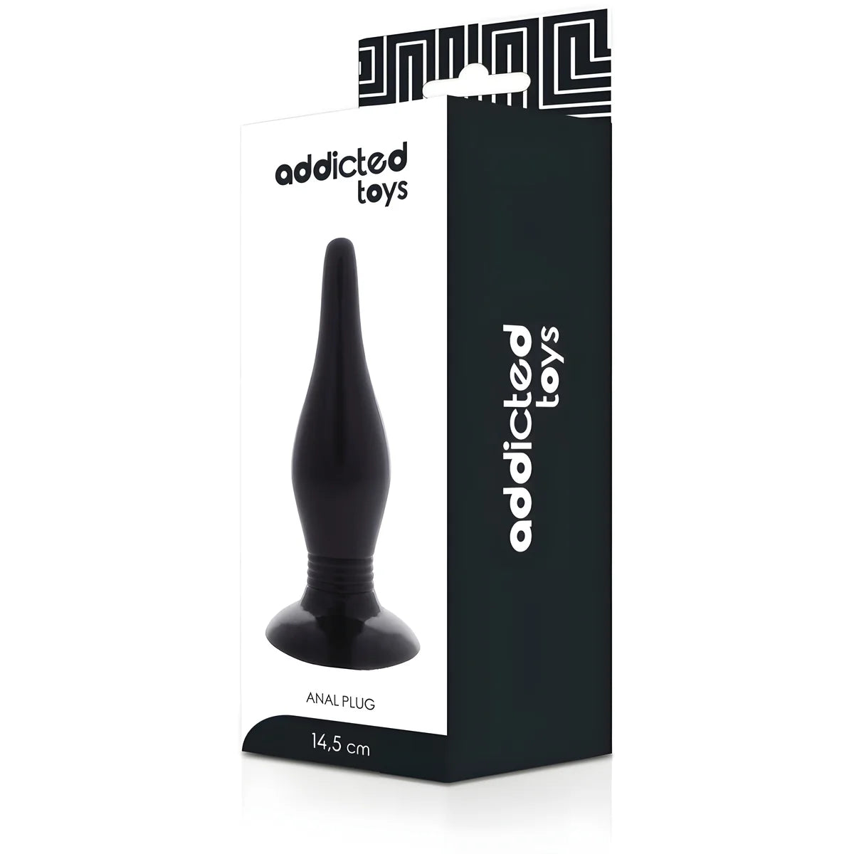 addicted toys plug anal 14 5 cm noir