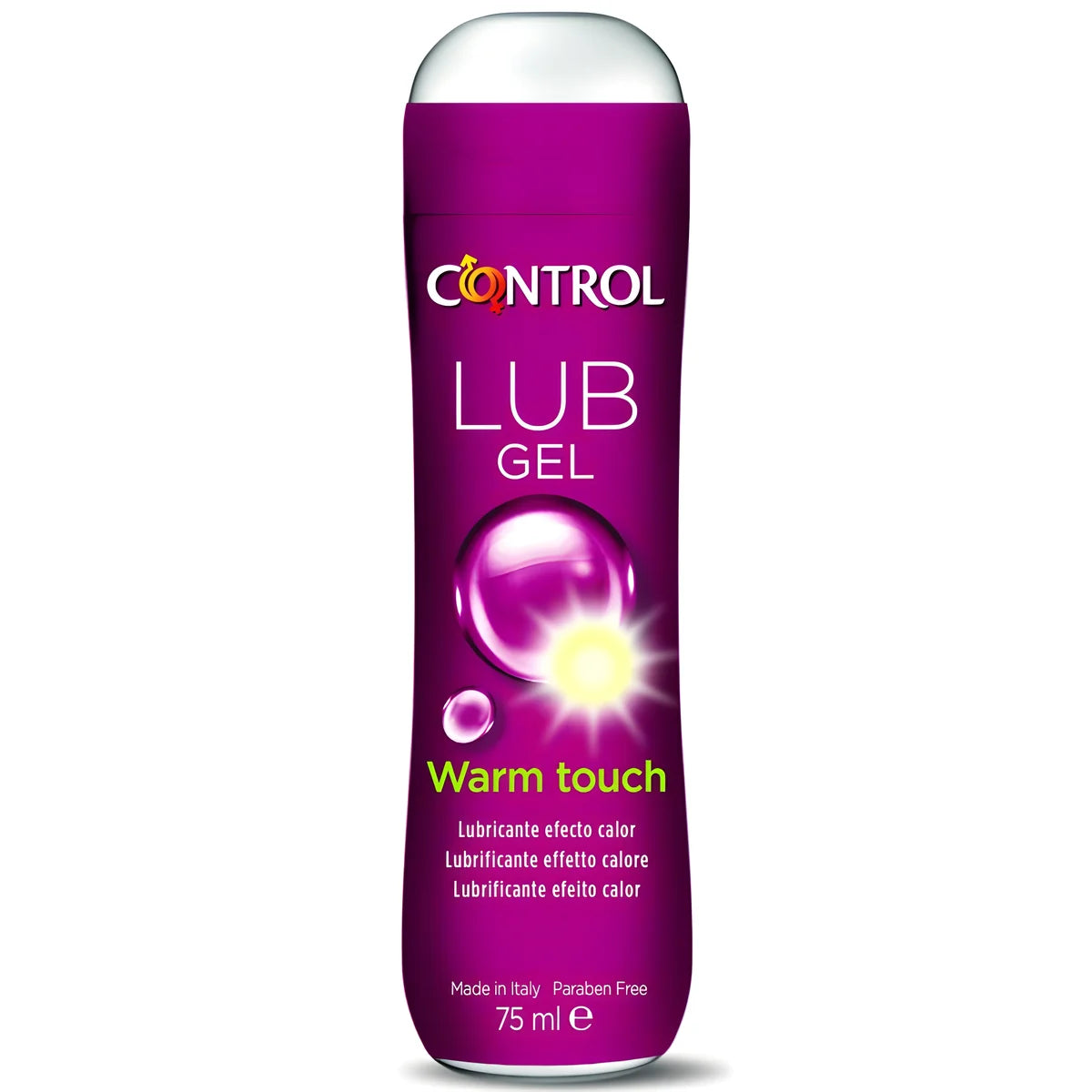 control gel lubrifiant effet chaleur lub 75 ml