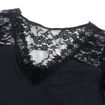 Body Sublime en dentelle florale noire - Vignette | Adopt1toy