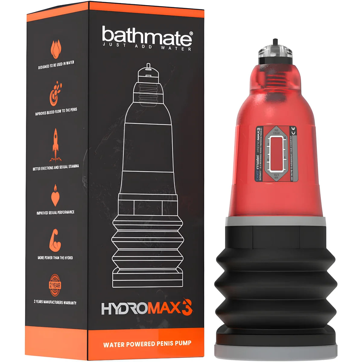 bathmate hydromax 3 rouge