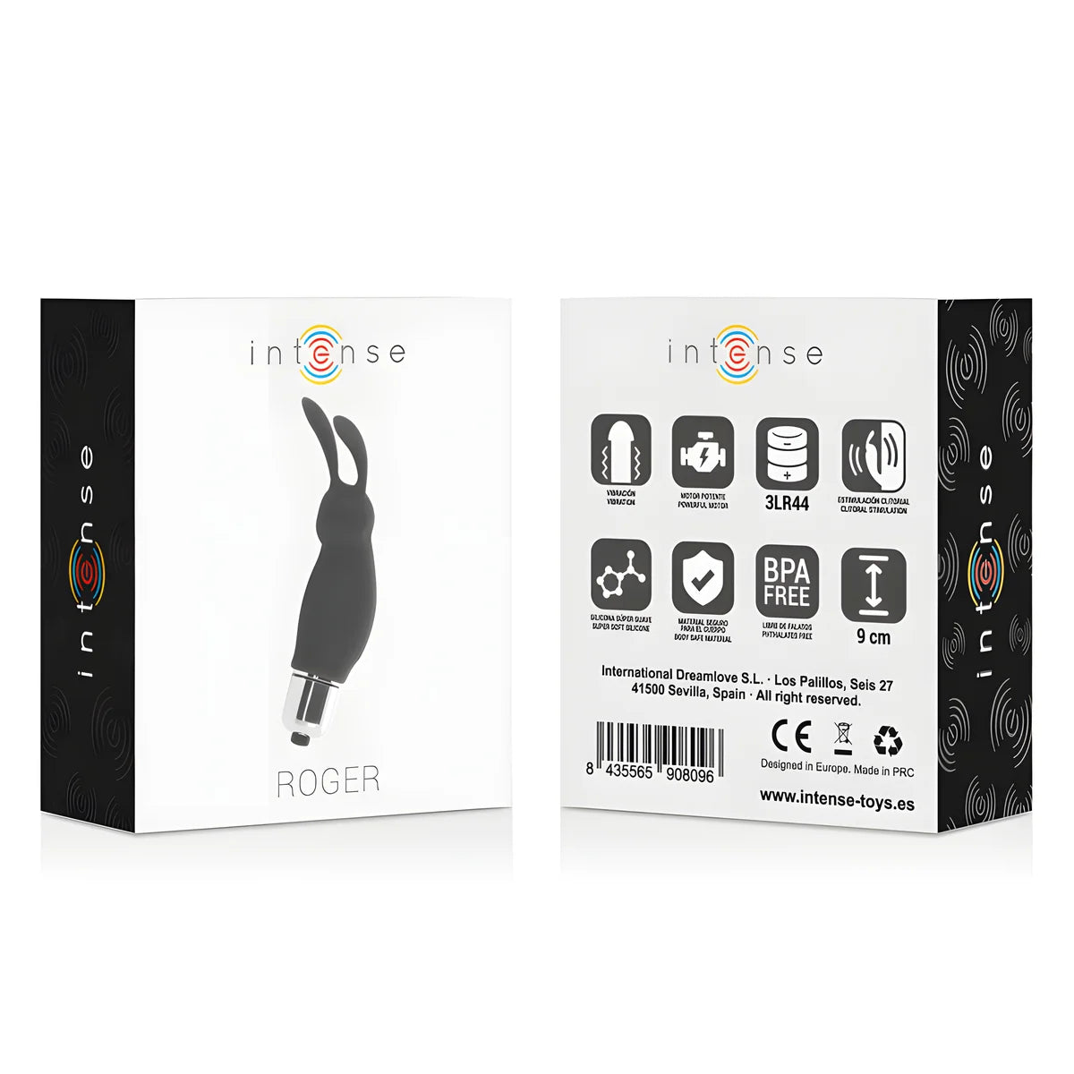 intense lapin roger noir