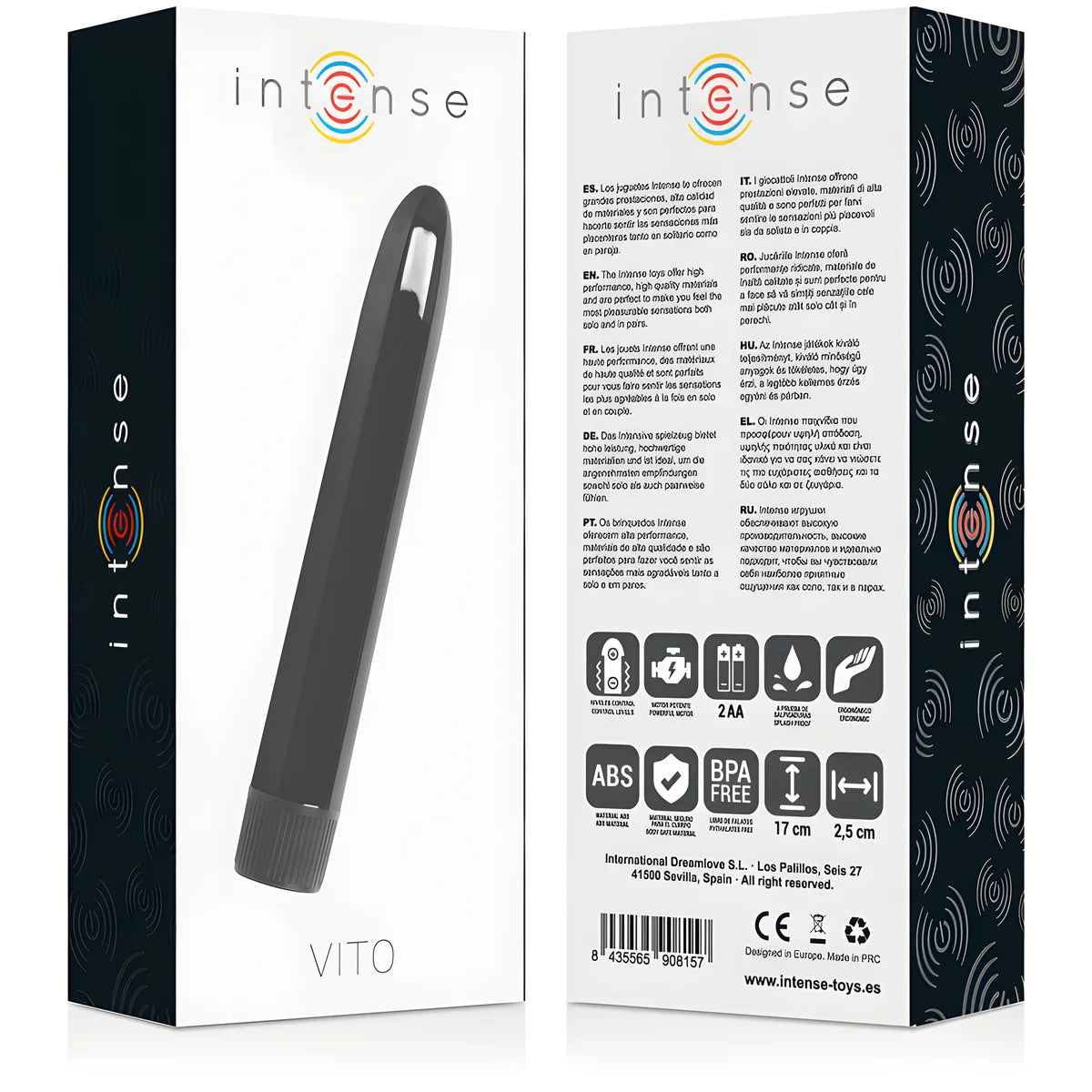 intense vibrateur vito noir