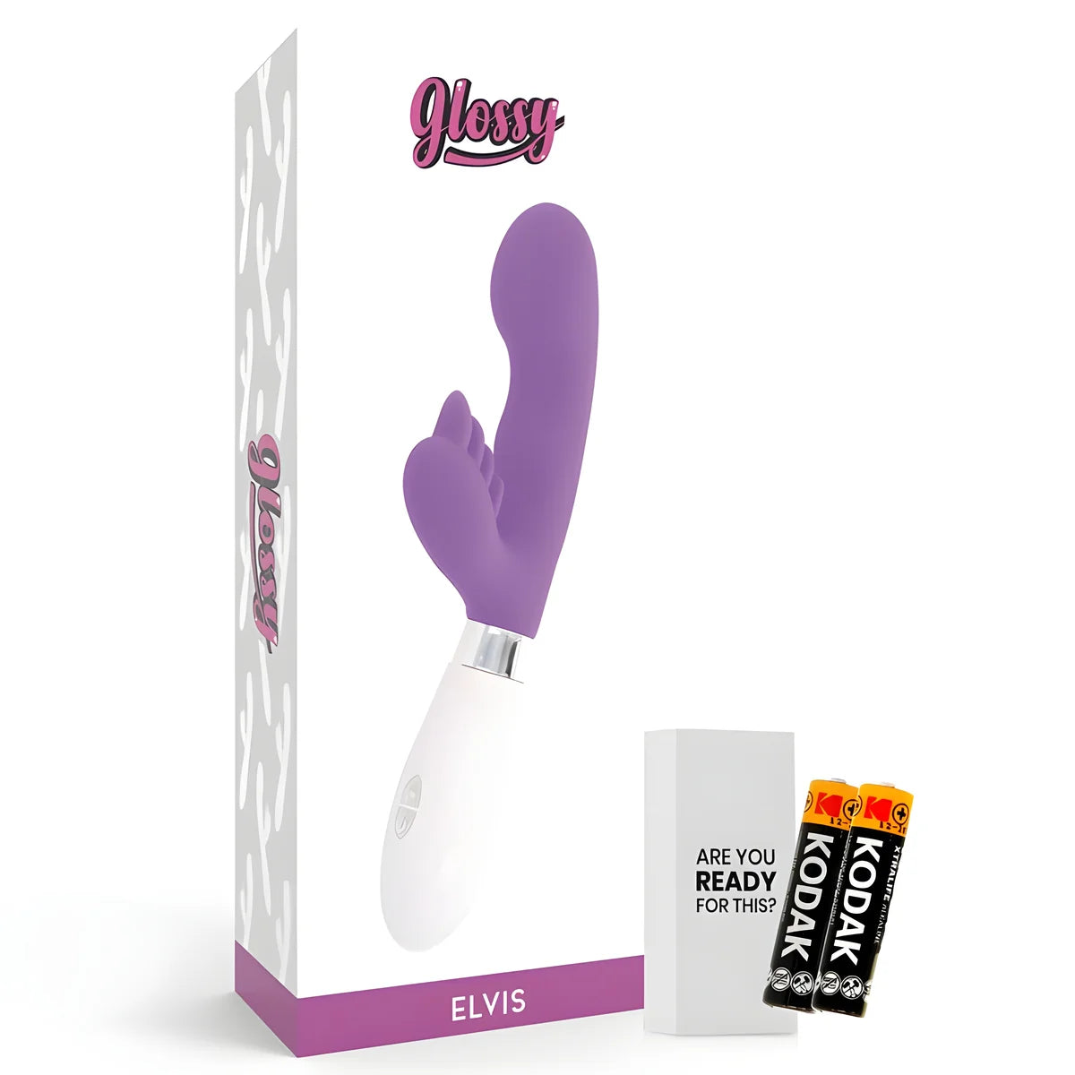 glossy lapin elvis violet