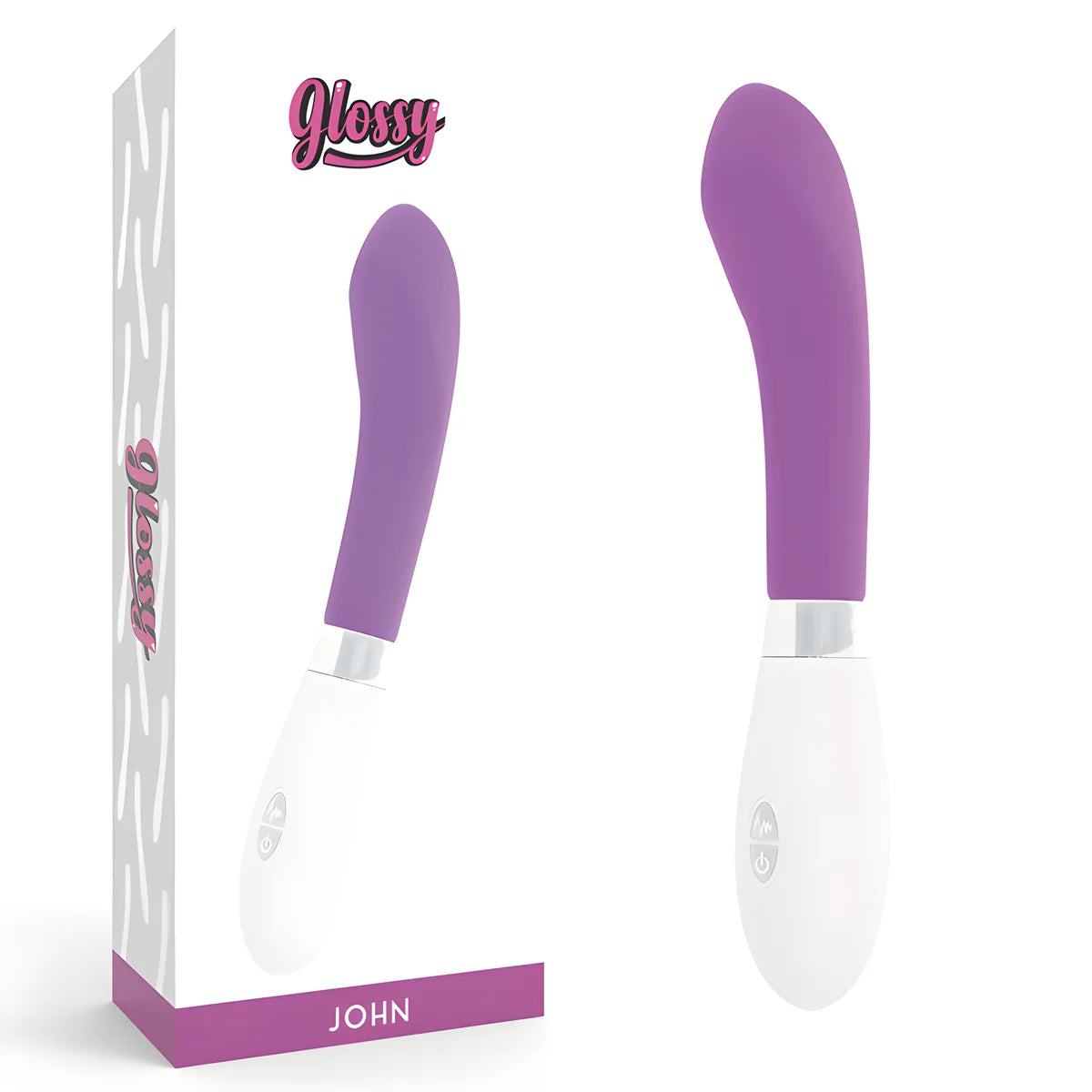 glossy john vibrateur violet