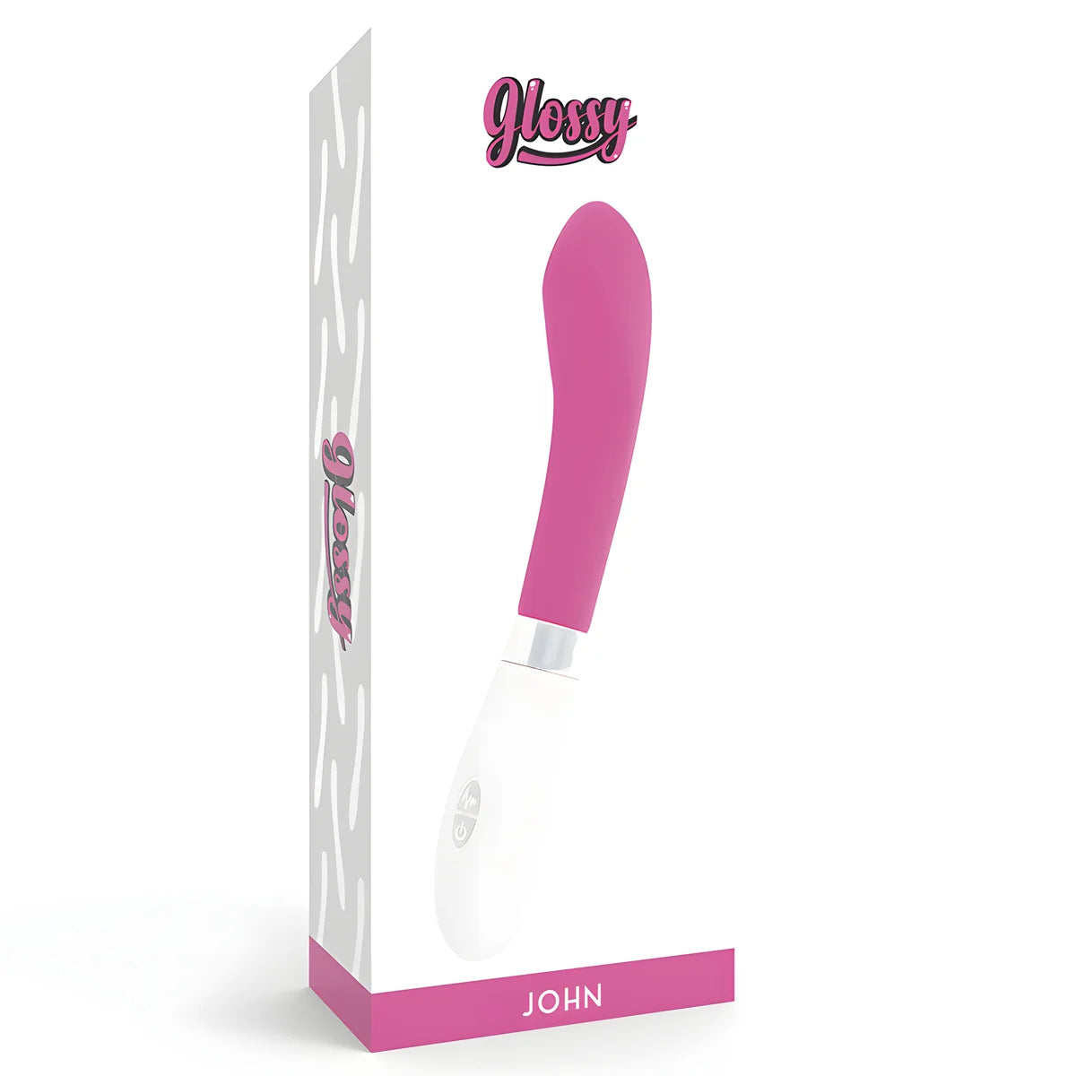 glossy john vibrateur rose