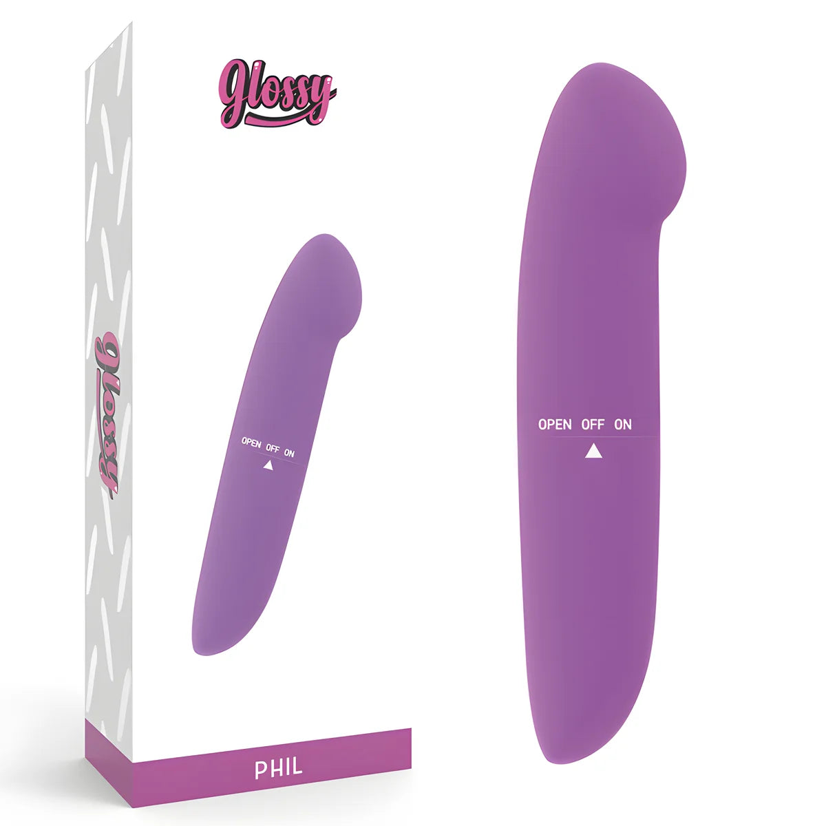 glossy vibrateur phil violet