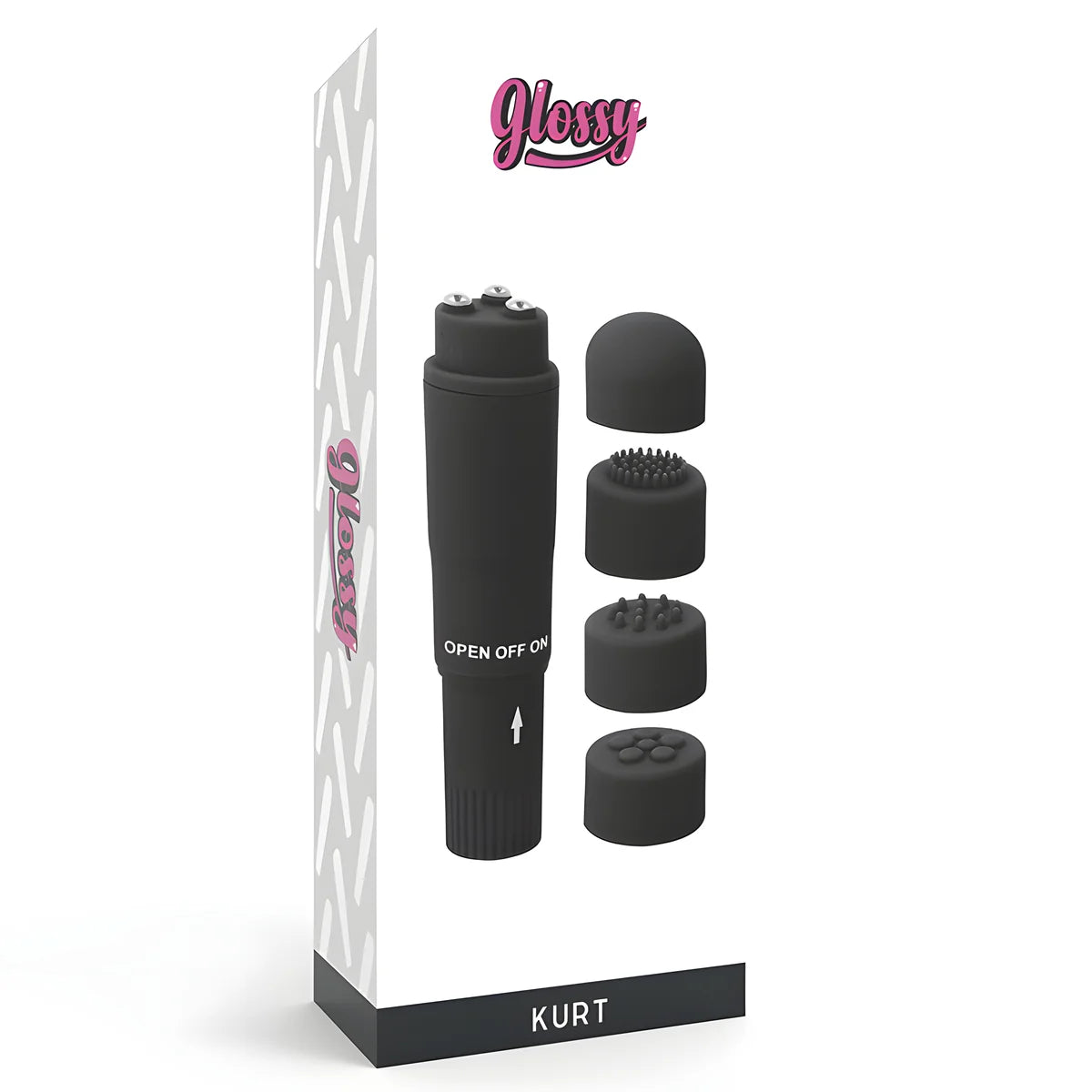 glossy masseur de poche kurt noir