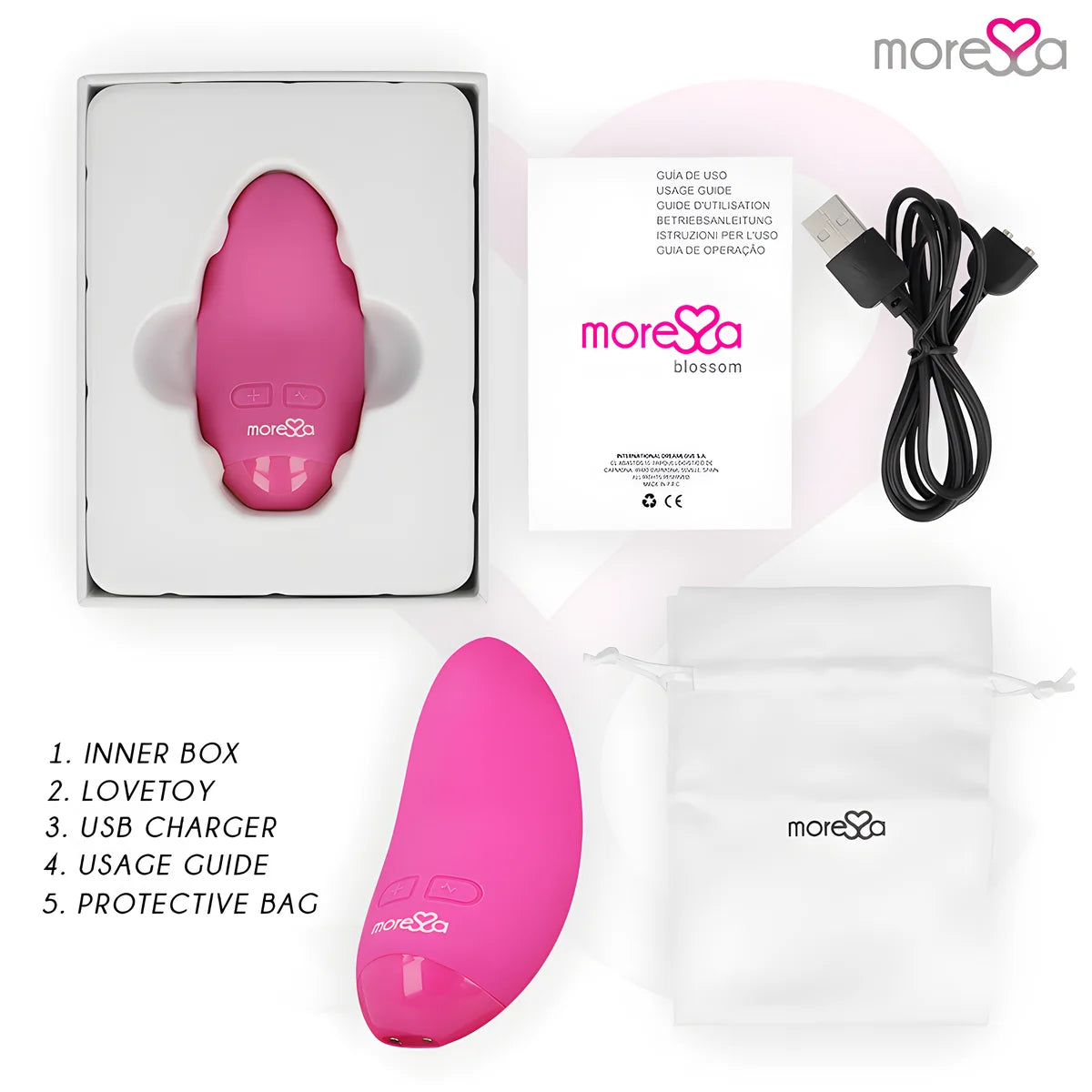 moressa vibrateur rose blossom