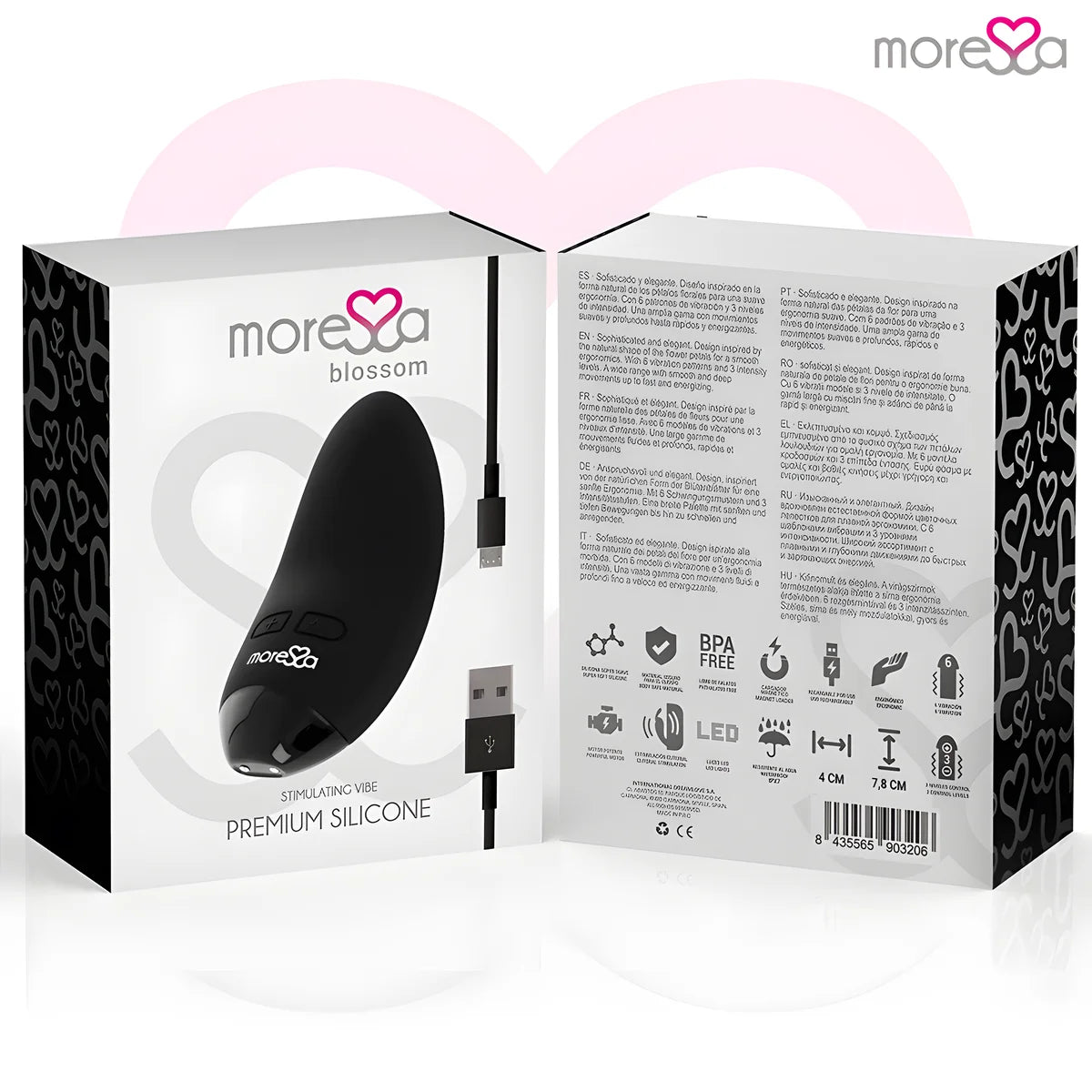 moressa vibrateur blossom noir