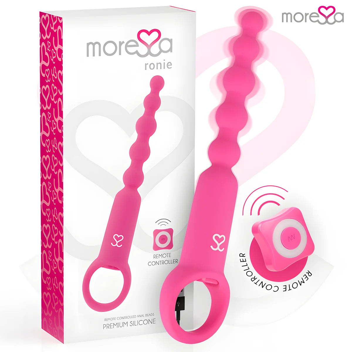 moressa ronie telecommande plaisir anal rose