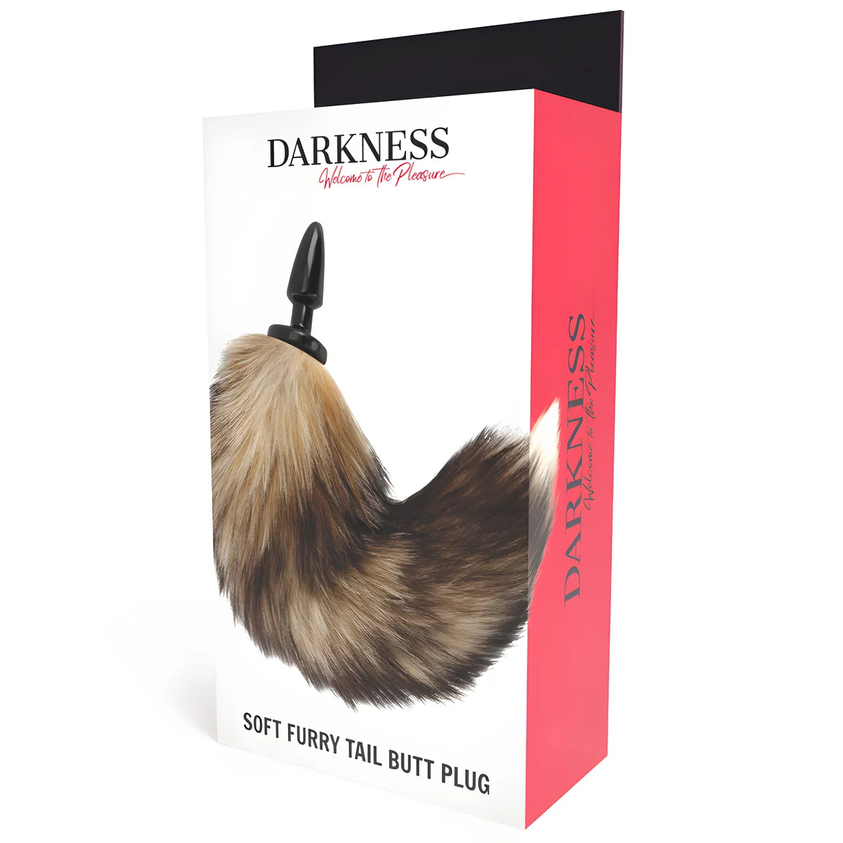 darkness queue naturelle avec plug anal en silicone 10 cm