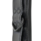 darkness menottes reglables en cuir noir