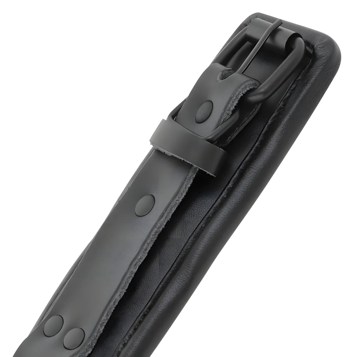 darkness menottes reglables en cuir noir