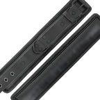 darkness menottes reglables en cuir noir