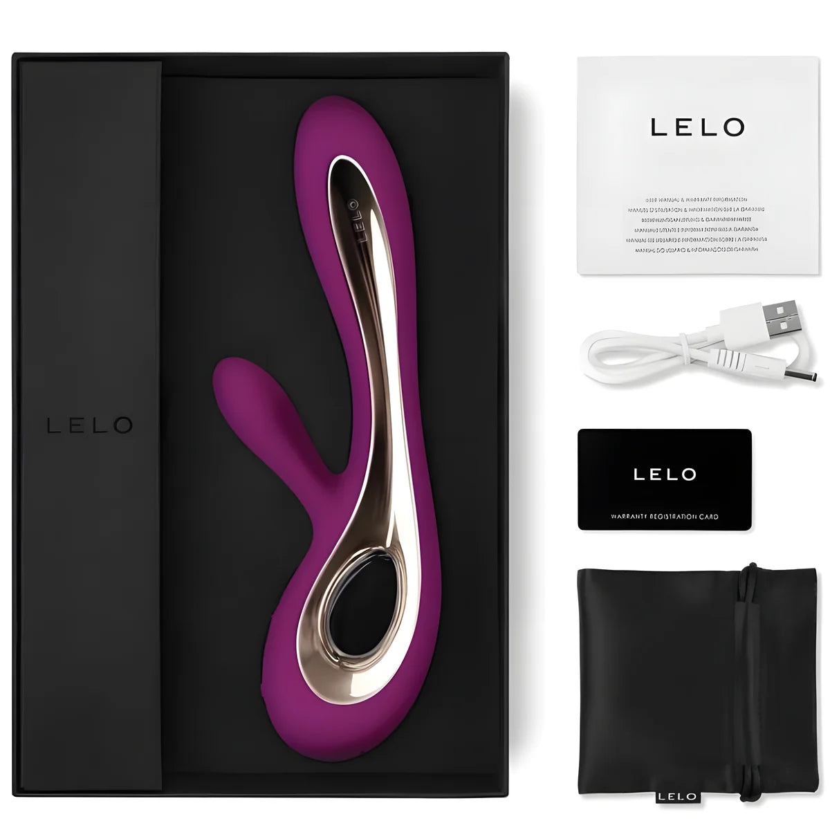 lelo vibrateur soraya 2 rabbit rose profonde