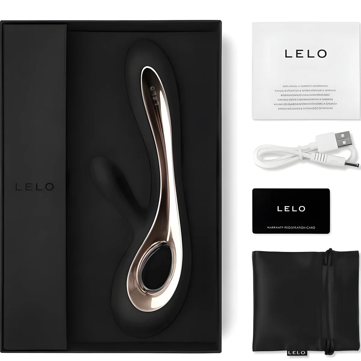 lelo vibrateur soraya 2 lapin noir