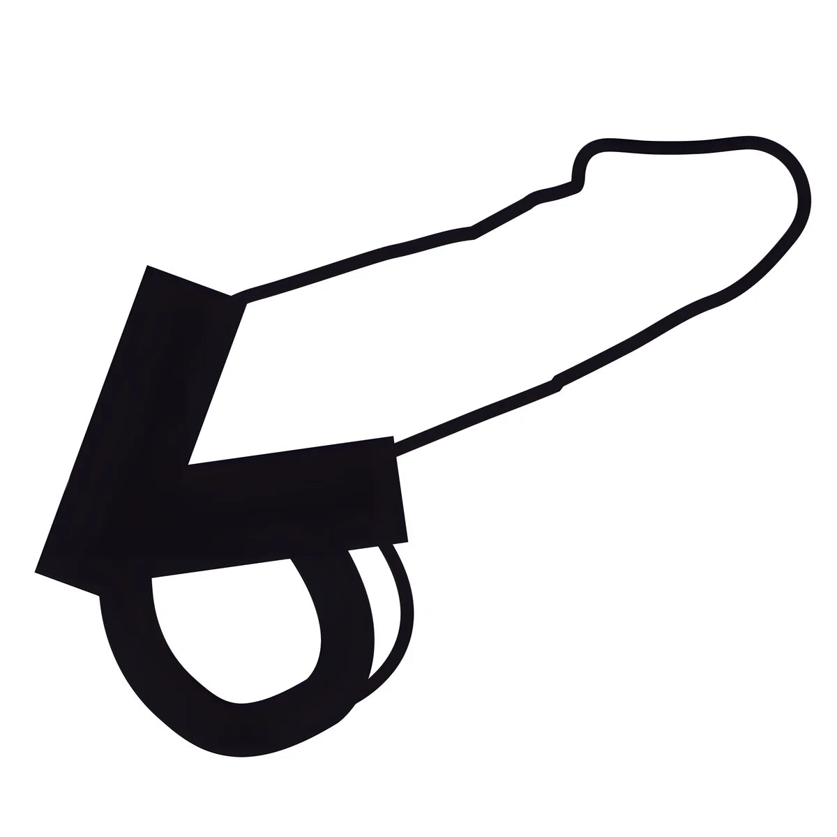 darkness anneau cutane pour penis et testicules