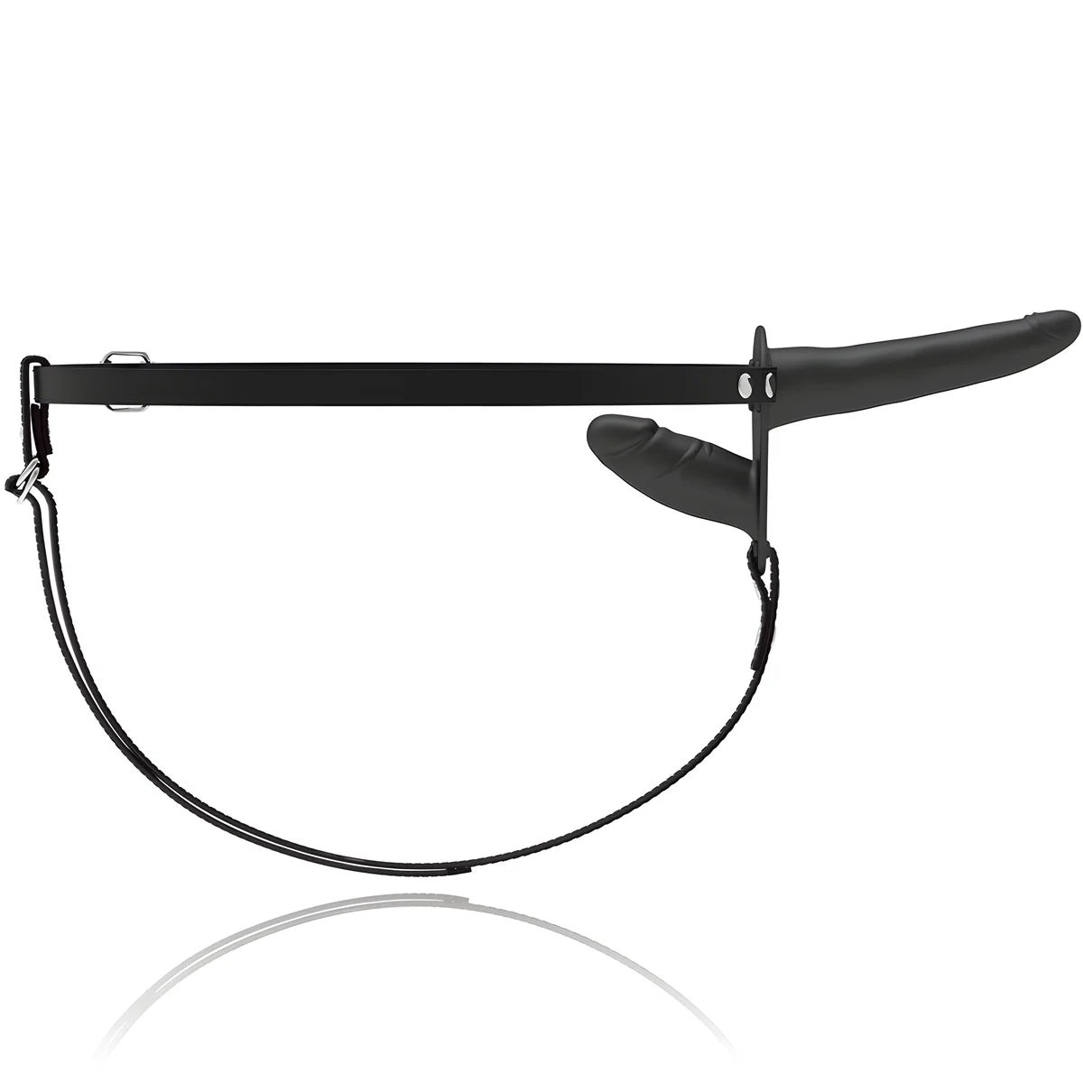 harnais soumis fetiche double penetration noire