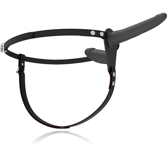 harnais soumis fetiche double penetration noire