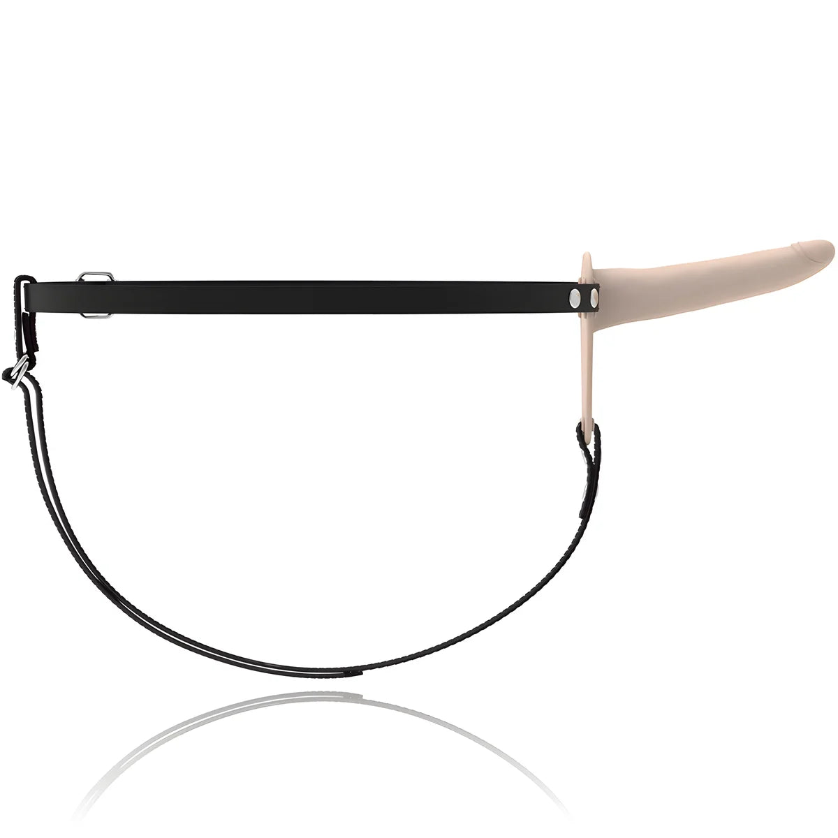 harnais soumis fetish vibrateur silicone chair 15 cm