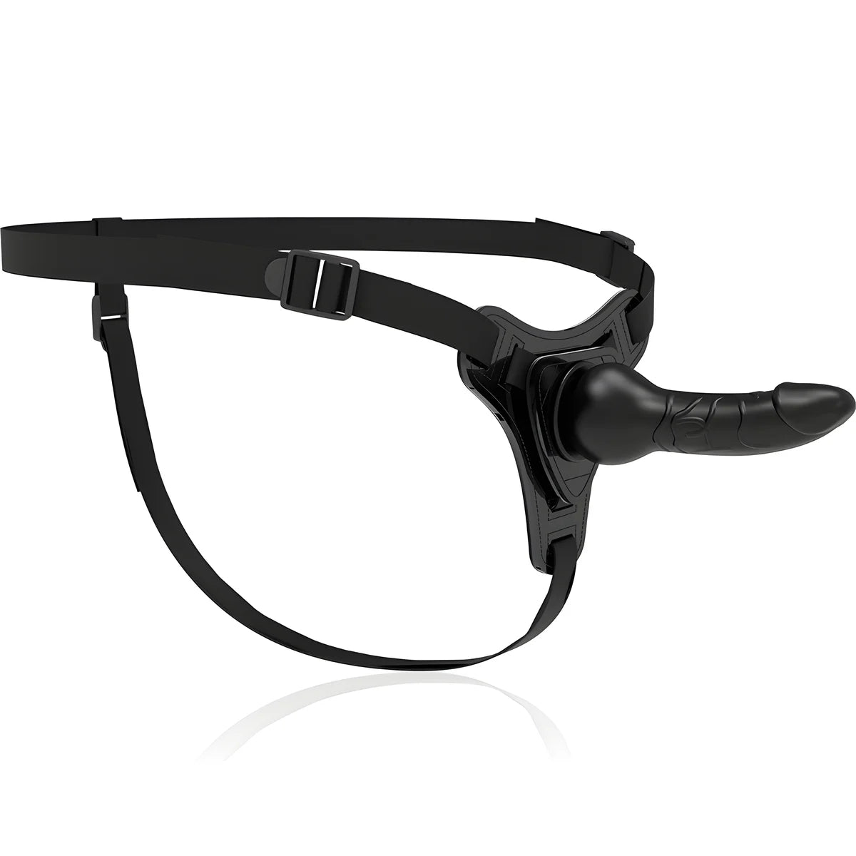 Harnais gode-ceinture réaliste en silicone avec ceinture — emballage produit 2