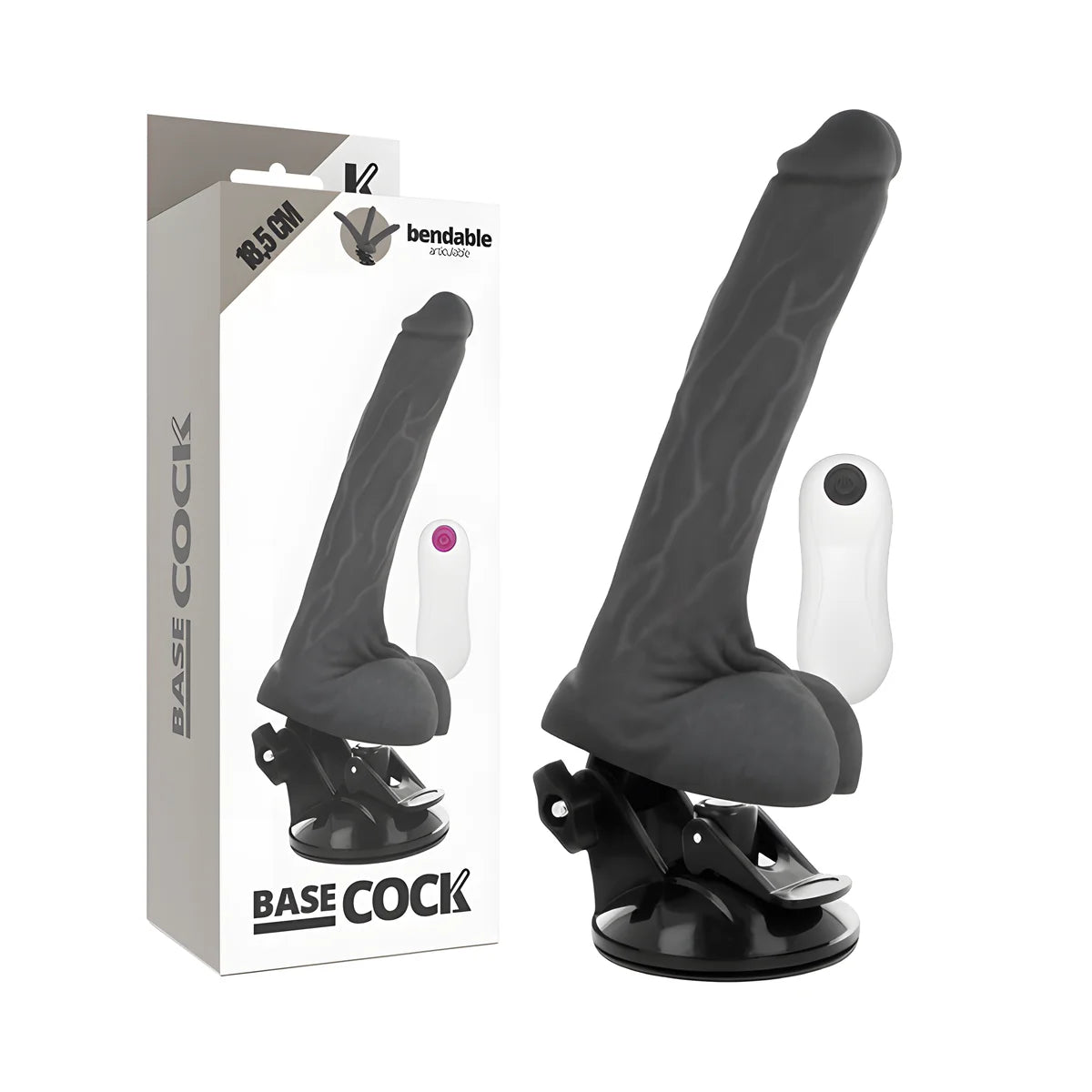 basecock vibrateur articulable telecommande naturel 18 5 cm o 4 cm