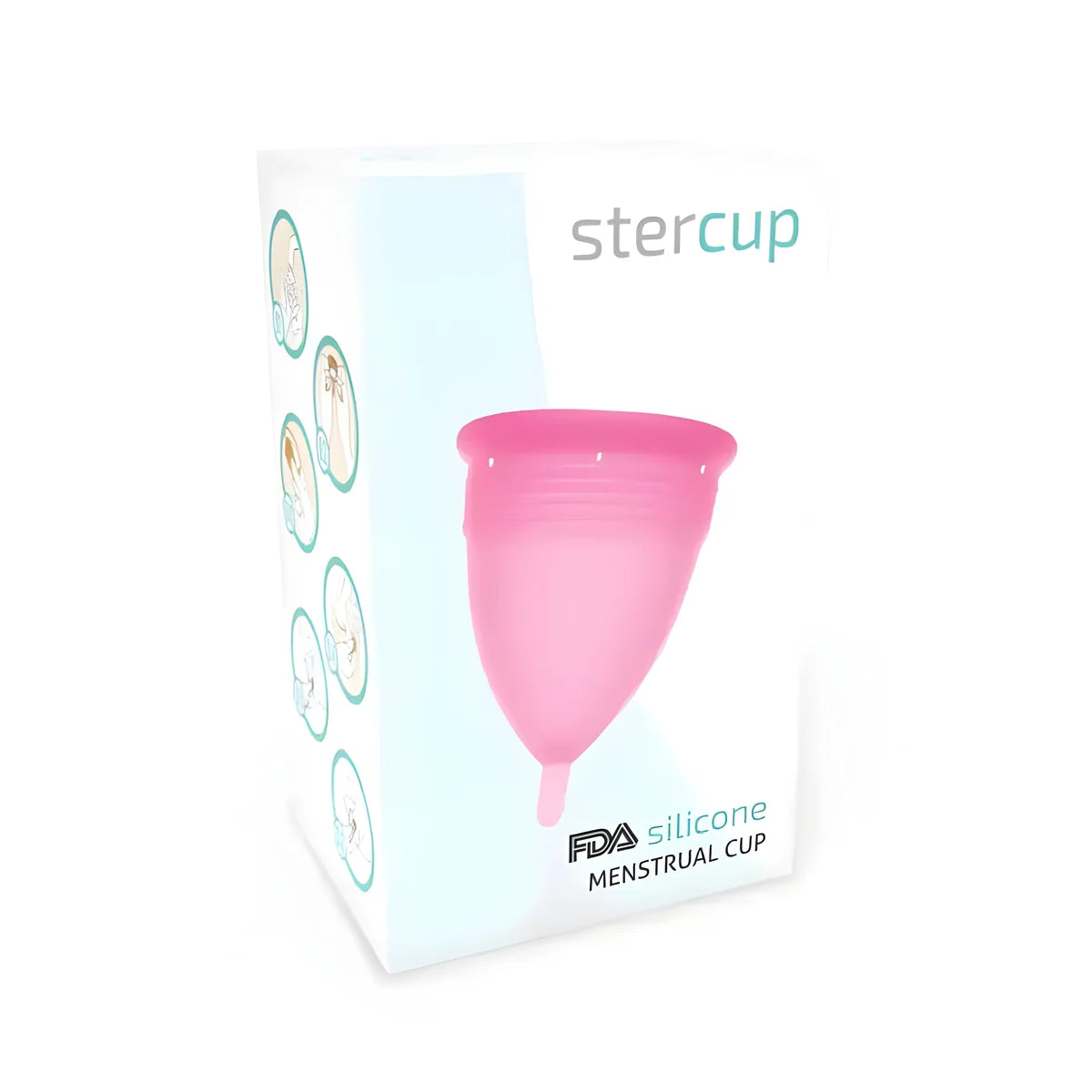 stercup coupe menstruelle en silicone fda rose taille l