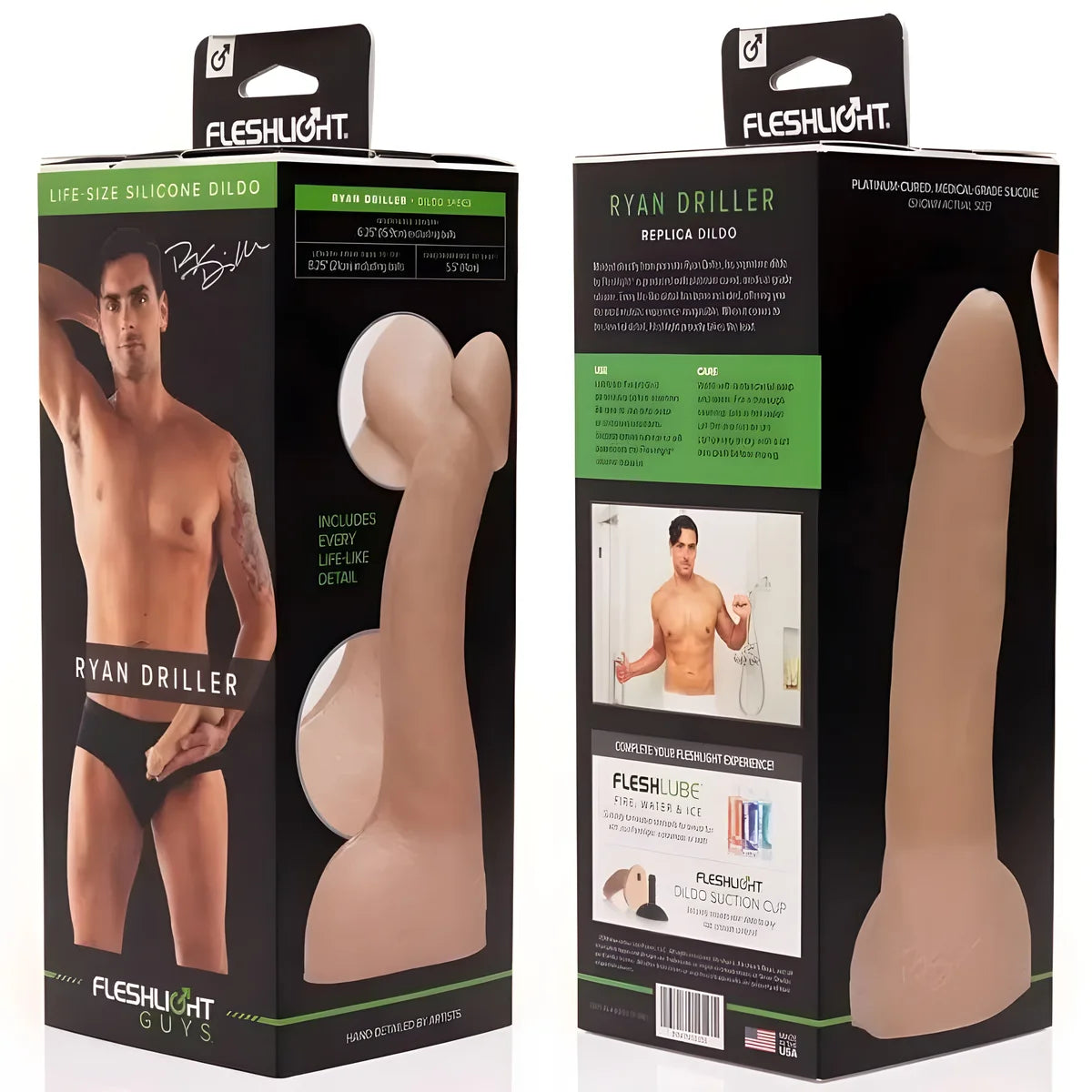 fleshjack gode ryan driller 21 cm