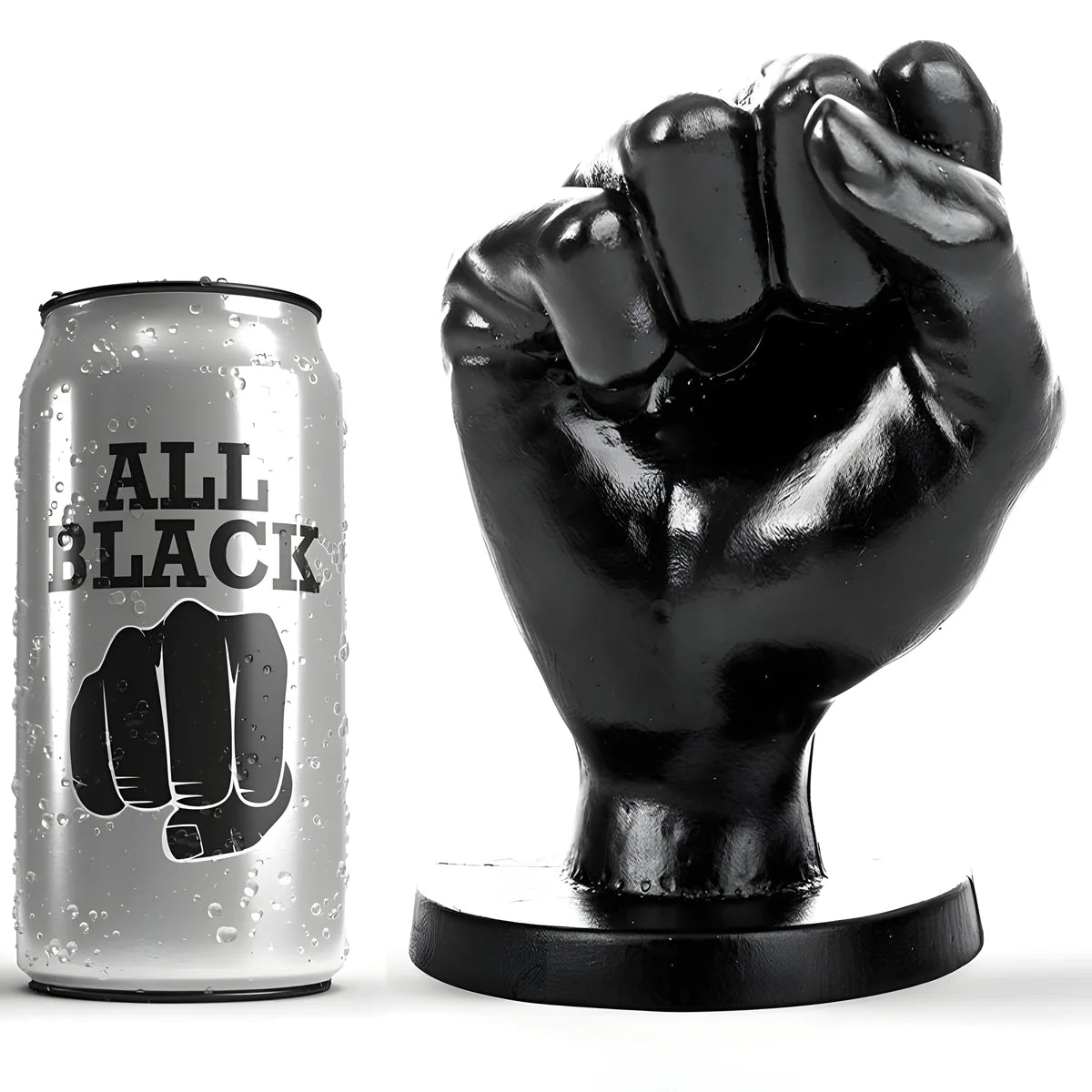 all black fist anal 14 cm