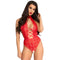 leg avenue teddy avec culotte crothless rouge s