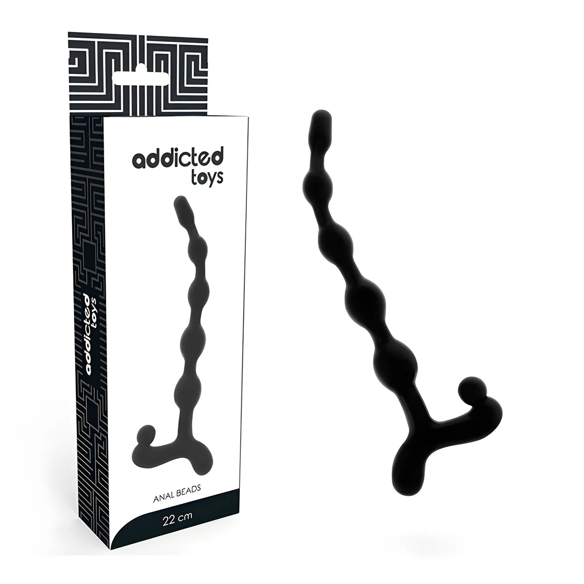 addicted toys balles anal 22 cm noir