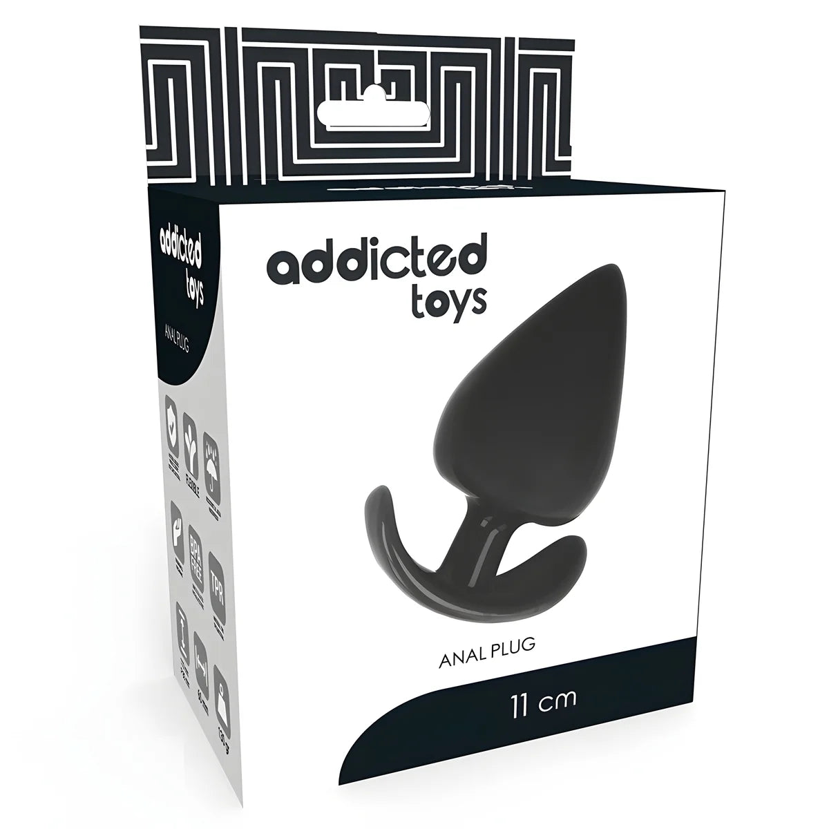 addicted toys bouchon anal 11 cm