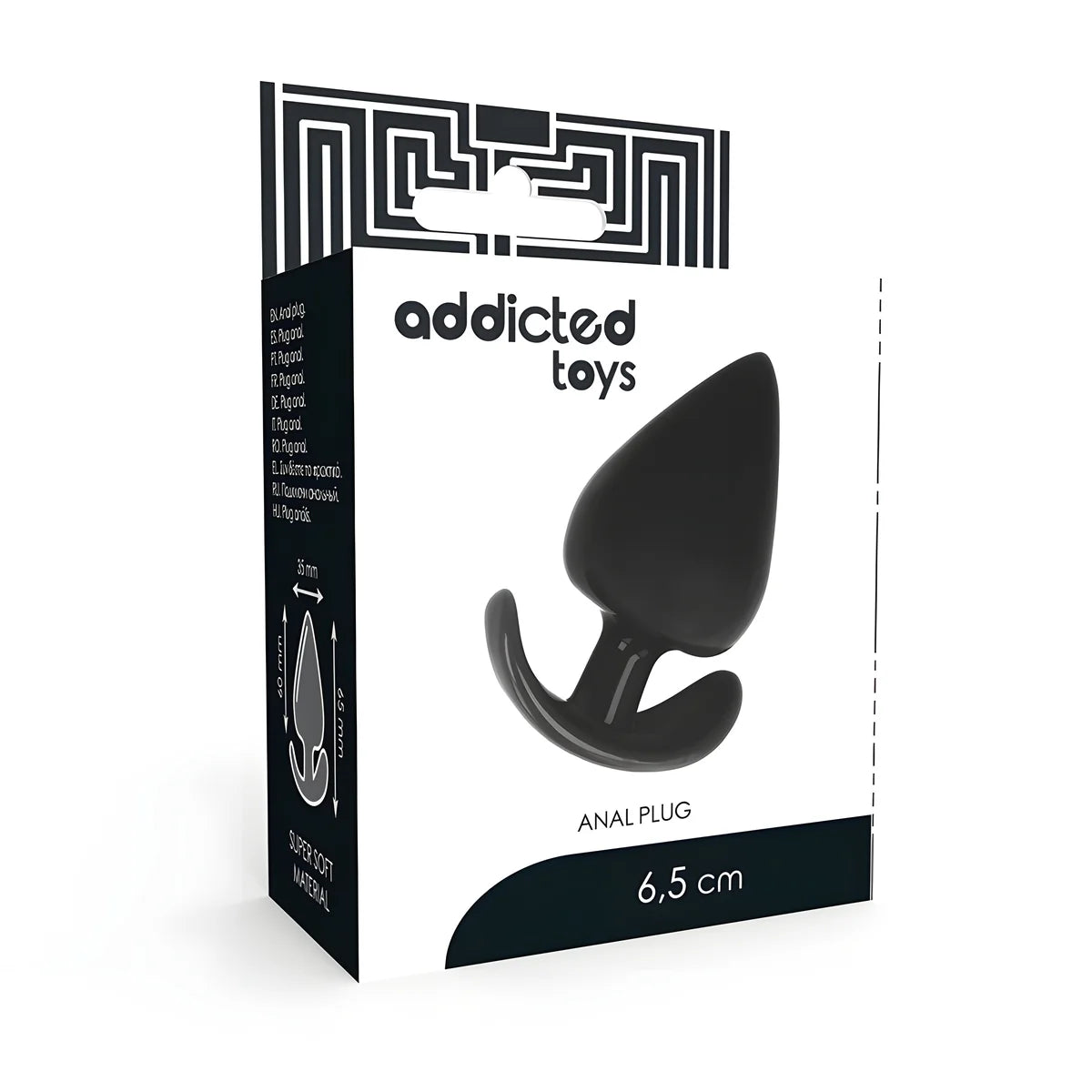 addicted toys bouchon anal 6 5 cm