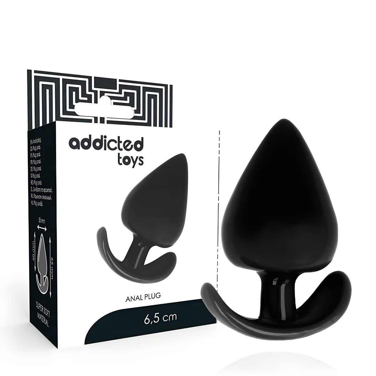 addicted toys bouchon anal 6 5 cm